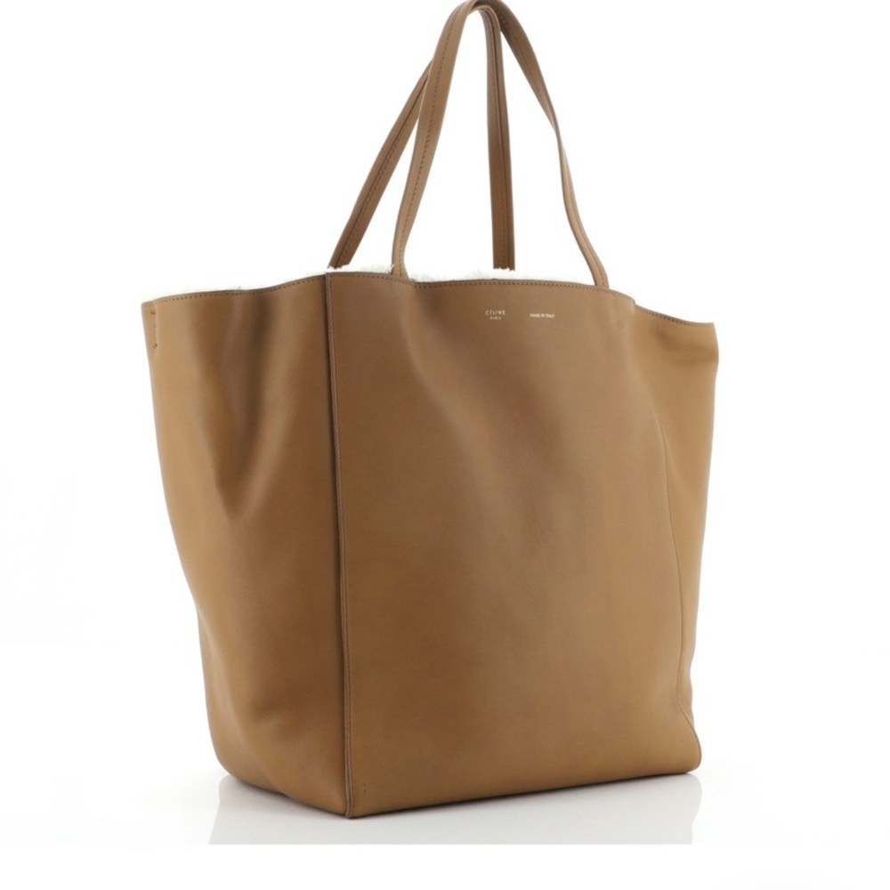 Céline Cabas Phantom Tote in SHEARLING!!!